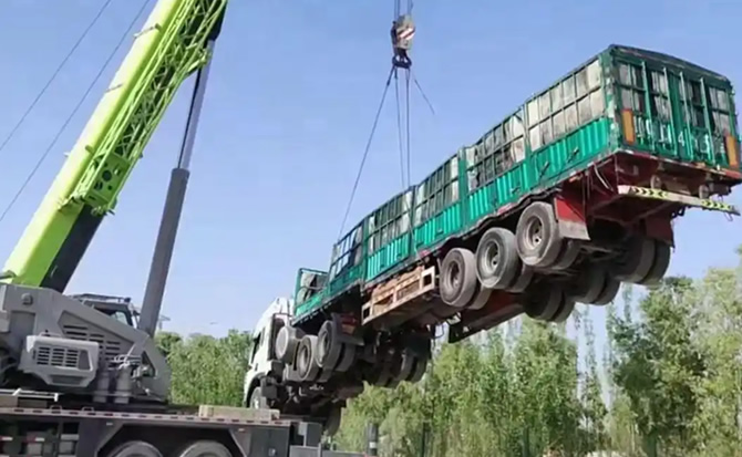 林口道路脱困救援案例